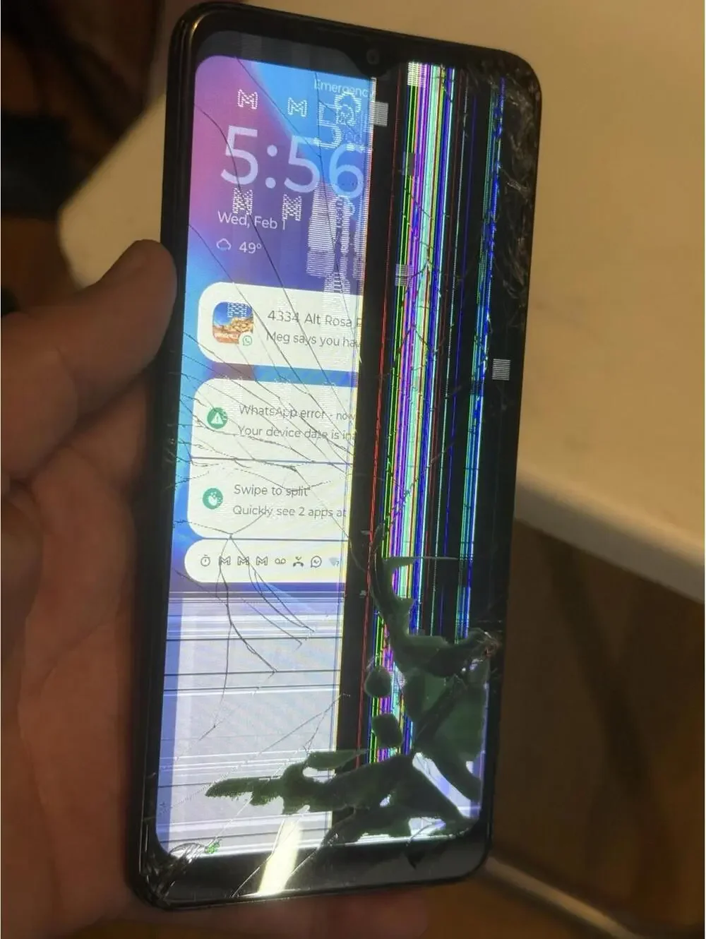 Tracfone Motorola Moto G , Parts Phone Broken Screen , Selling For Parts